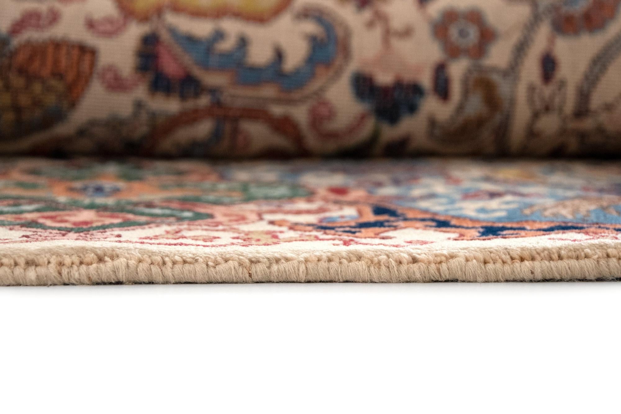 10' 2 x 13' 3 Hand Knotted Kashmar Persian Wool Rug