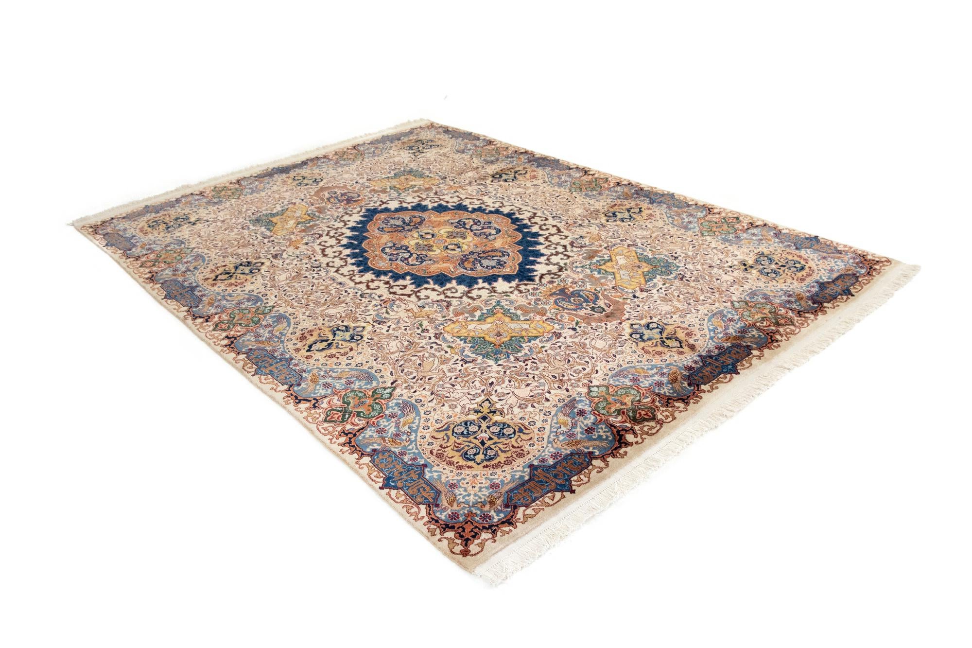 10' 2 x 13' 3 Hand Knotted Kashmar Persian Wool Rug