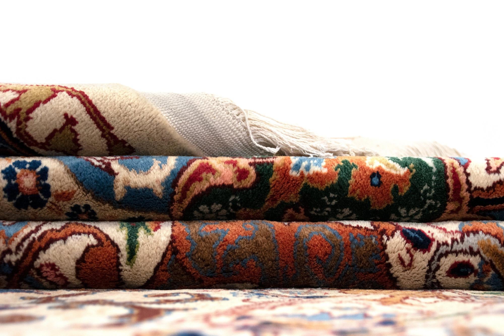 10' 2 x 13' 3 Hand Knotted Kashmar Persian Wool Rug