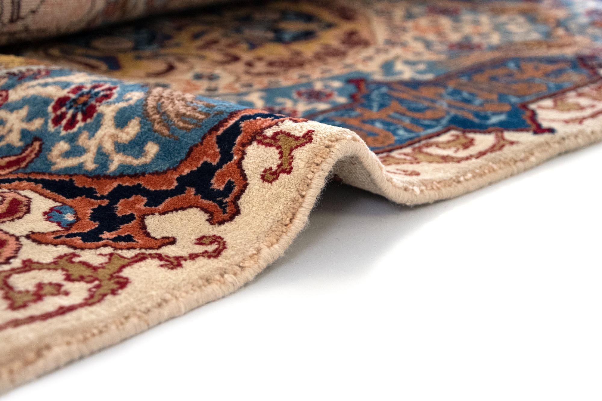 10' 2 x 13' 3 Hand Knotted Kashmar Persian Wool Rug