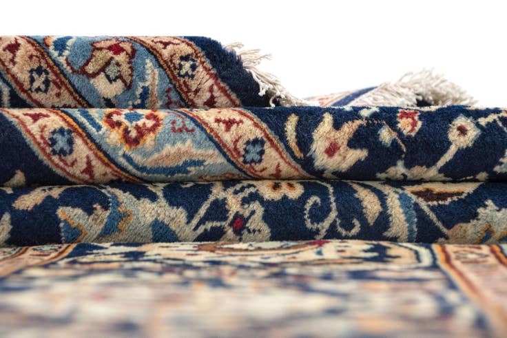 Detail image of 7' 10 x 11' 7 Hand Knotted Kashmar Persian Wool Rug