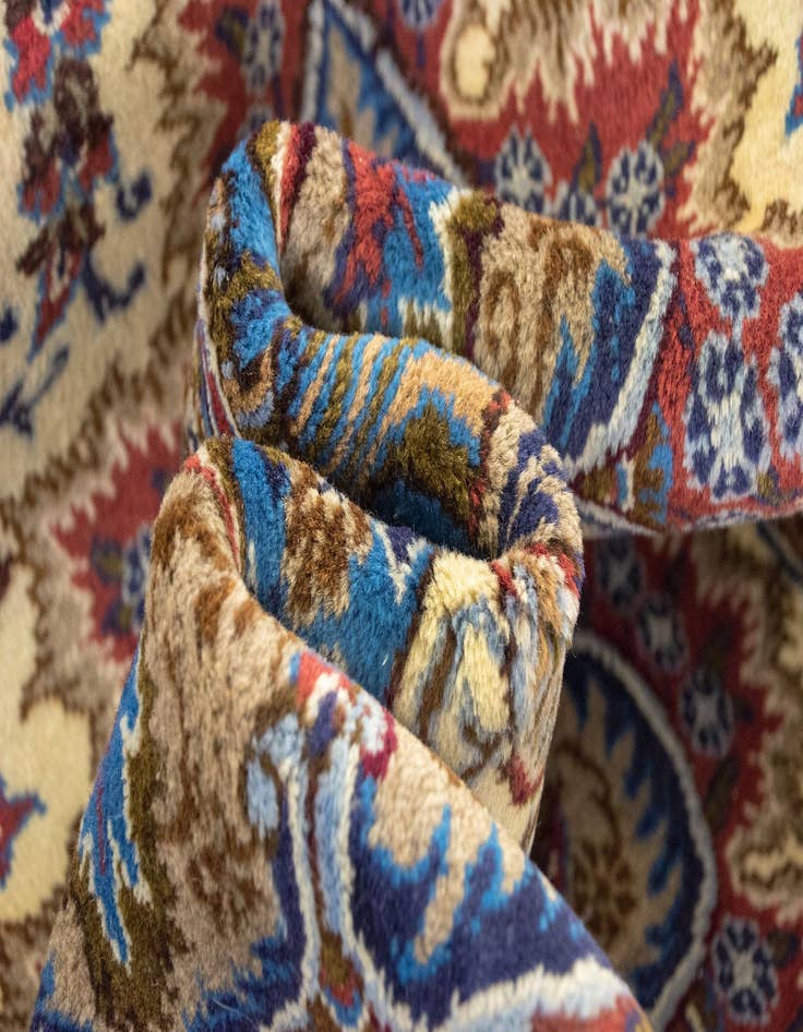 Detail image of 8' x 11' 6 Hand Knotted Kashmar Persian Wool Rug