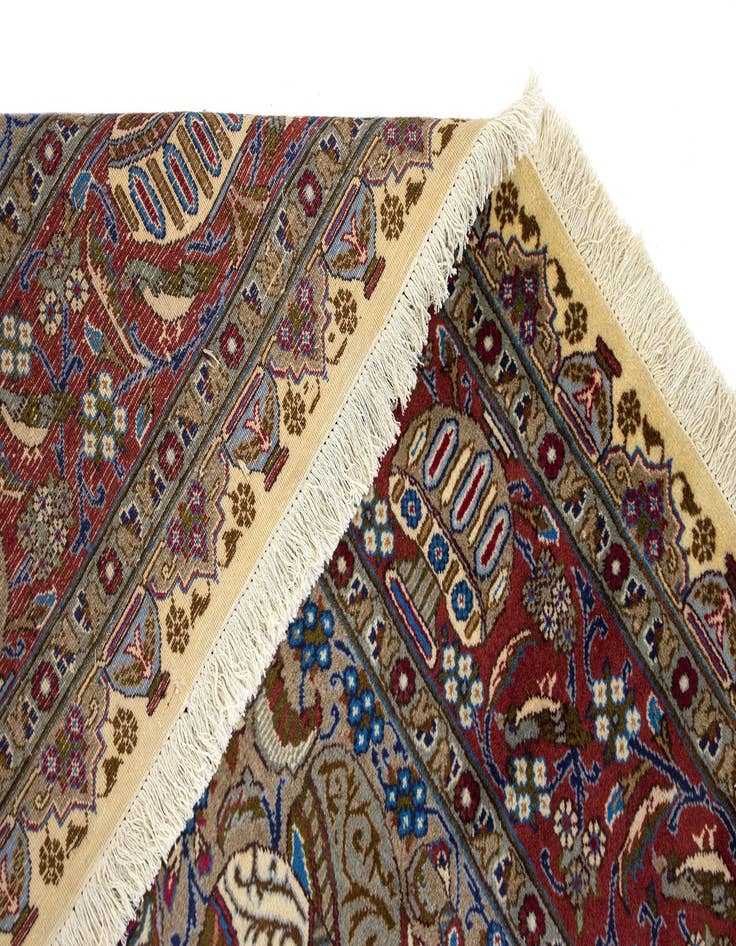 Detail image of 8' x 11' 6 Hand Knotted Kashmar Persian Wool Rug