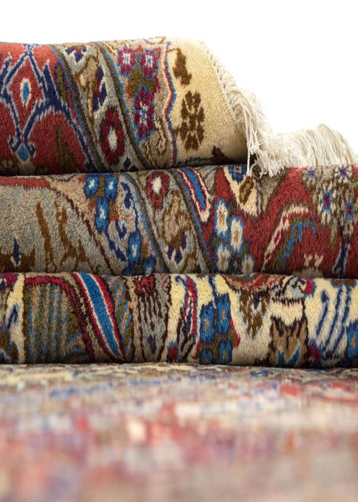 8' x 11' 6 Hand Knotted Kashmar Persian Wool Rug