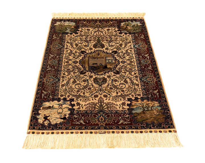 2' 1 x 3' Kayseri Silk Rug