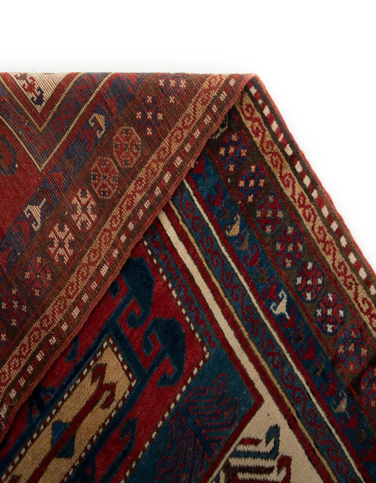 Detail image of 3' 11 x 6' 4 Kazak Wool Rug