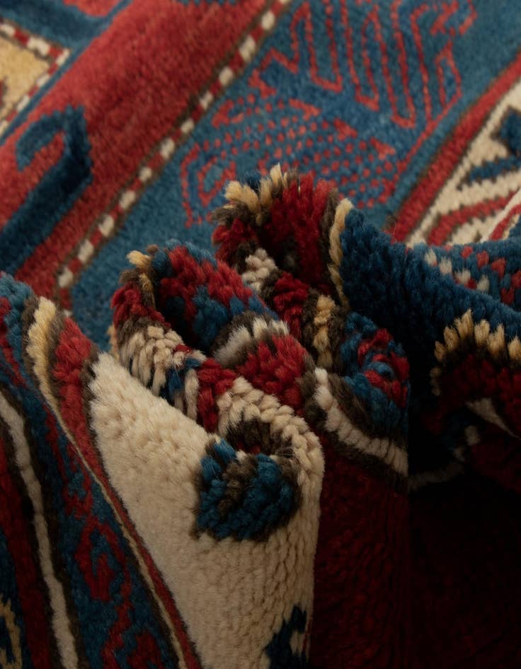Detail image of 3' 11 x 6' 4 Kazak Wool Rug
