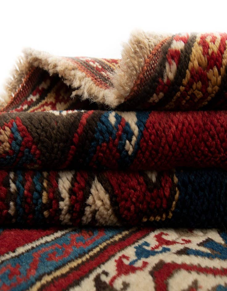 Detail image of 3' 11 x 6' 4 Kazak Wool Rug