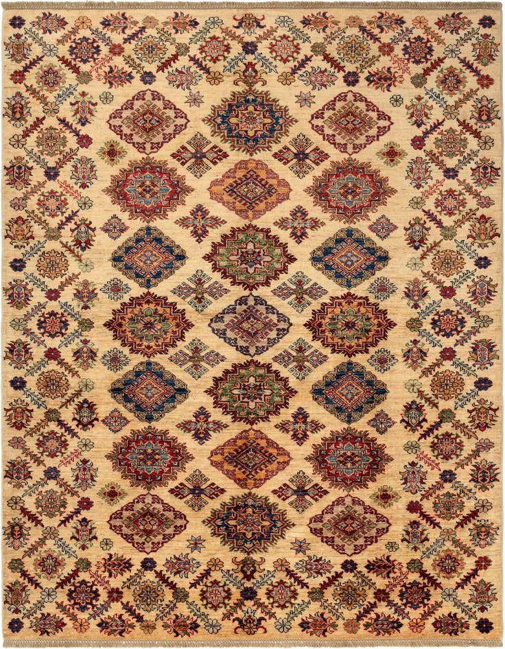Detail image of 5' 10 x 8' 6 Kazak Wool Rug