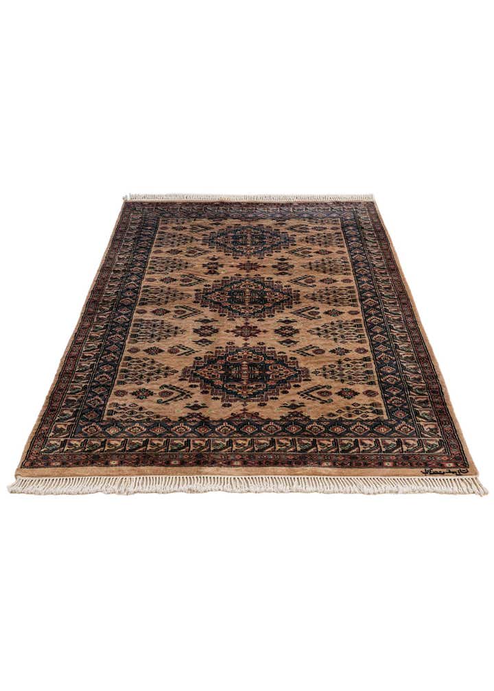 4' 3 x 6' 7 Hand Knotted Kazak Wool Rug