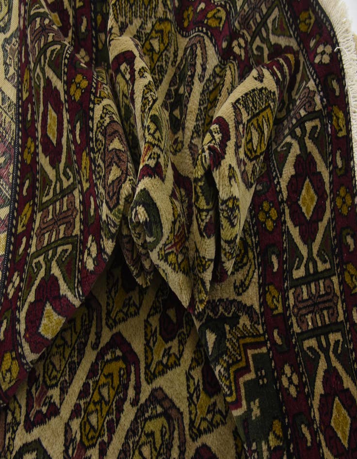 Detail image of 4' 5 x 6' 9  Hand Knotted Kazak Oriental Wool Rug
