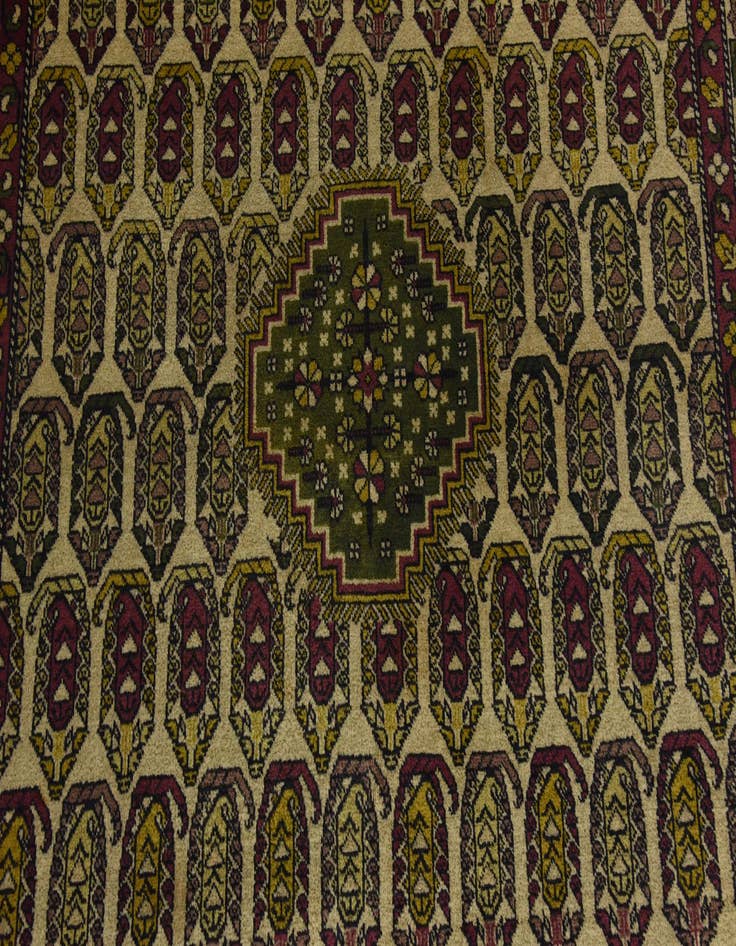 Detail image of 4' 5 x 6' 9  Hand Knotted Kazak Oriental Wool Rug
