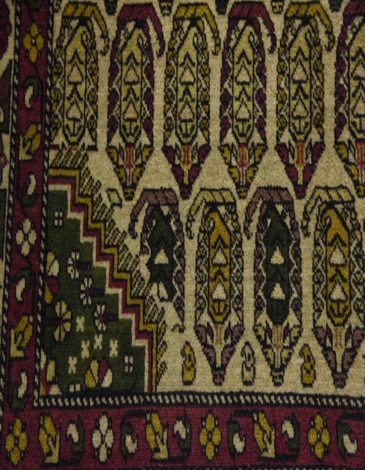Detail image of 4' 5 x 6' 9  Hand Knotted Kazak Oriental Wool Rug