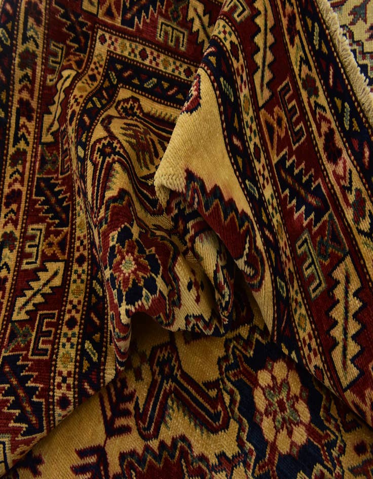 Detail image of 4' 9 x 6' 2  Hand Knotted Kazak Rug