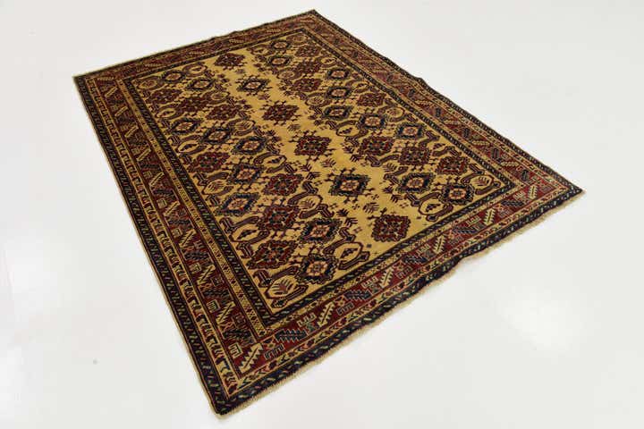 145cm x 190cm Handgeknüpft Kazak Teppich