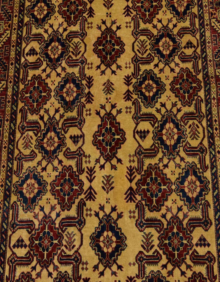 Detail image of 4' 9 x 6' 2  Hand Knotted Kazak Rug
