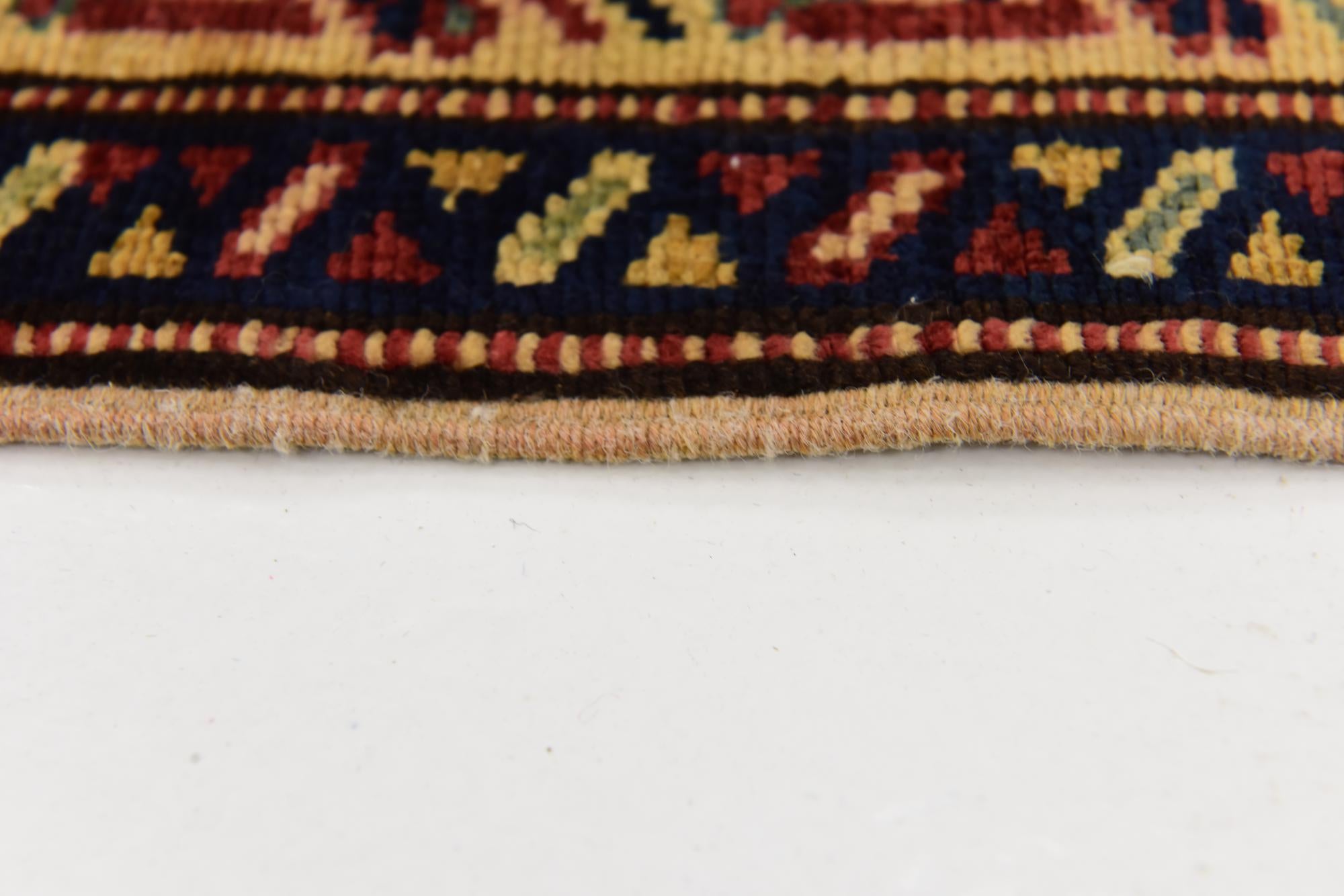 4' 9 x 6' 2 Hand Knotted Kazak Rug