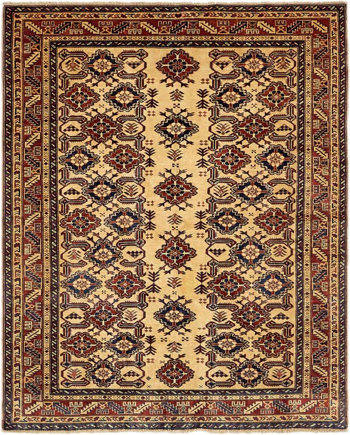 145cm x 190cm Handgeknüpft Kazak Teppich