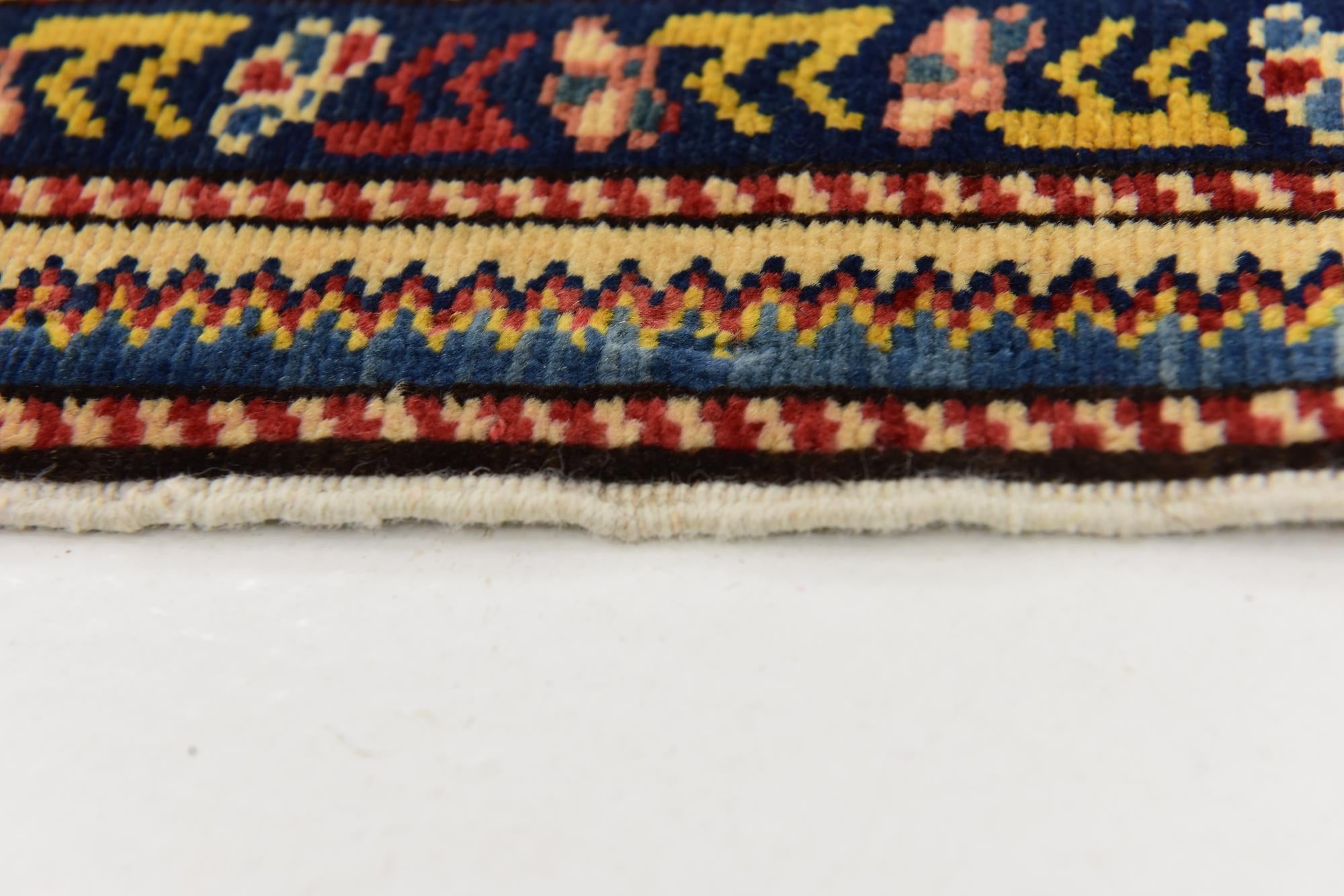 5' x 6' 6 Hand Knotted Kazak Rug
