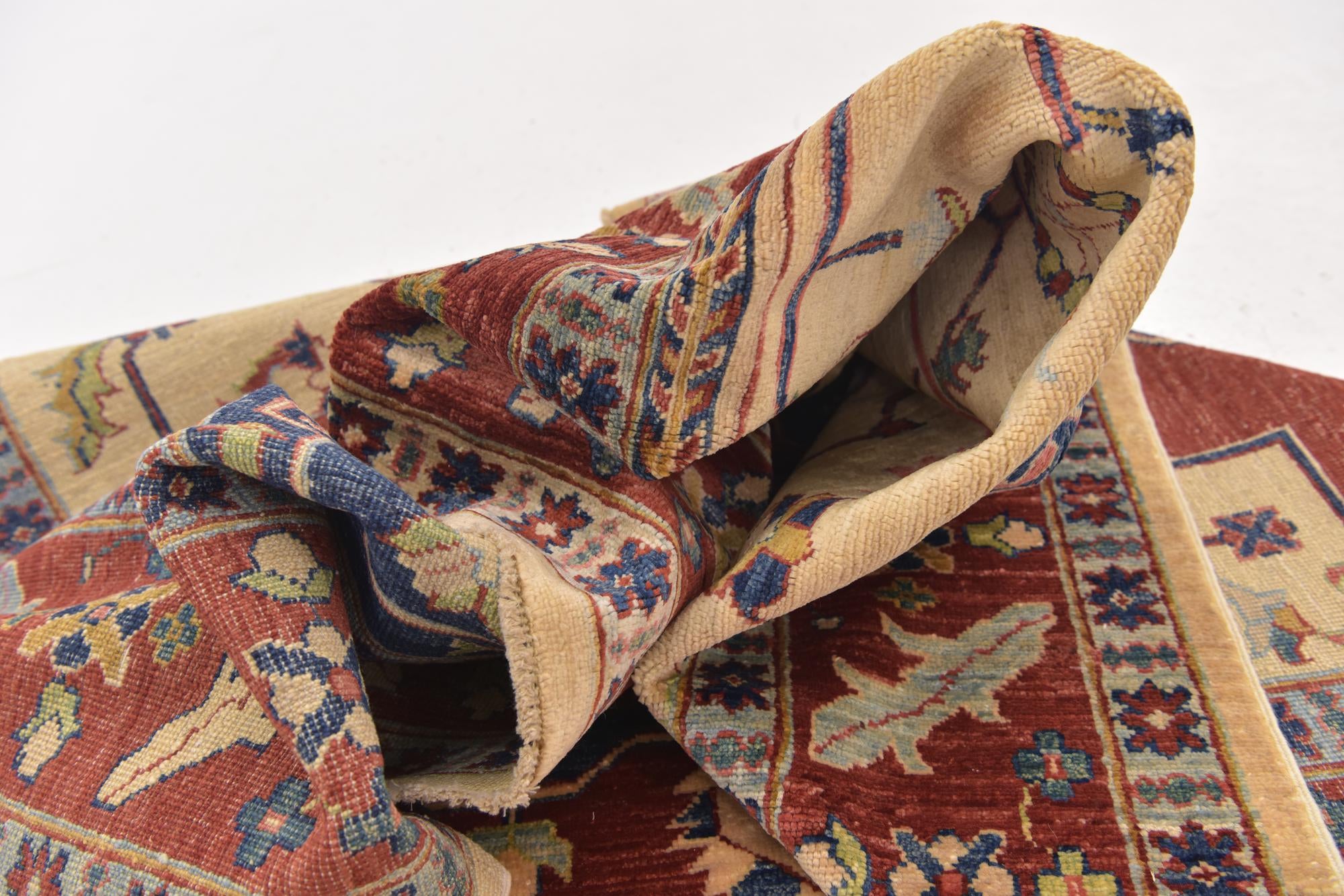 5' 8 x 7' 10 Hand Knotted Kazak Oriental Wool Rug