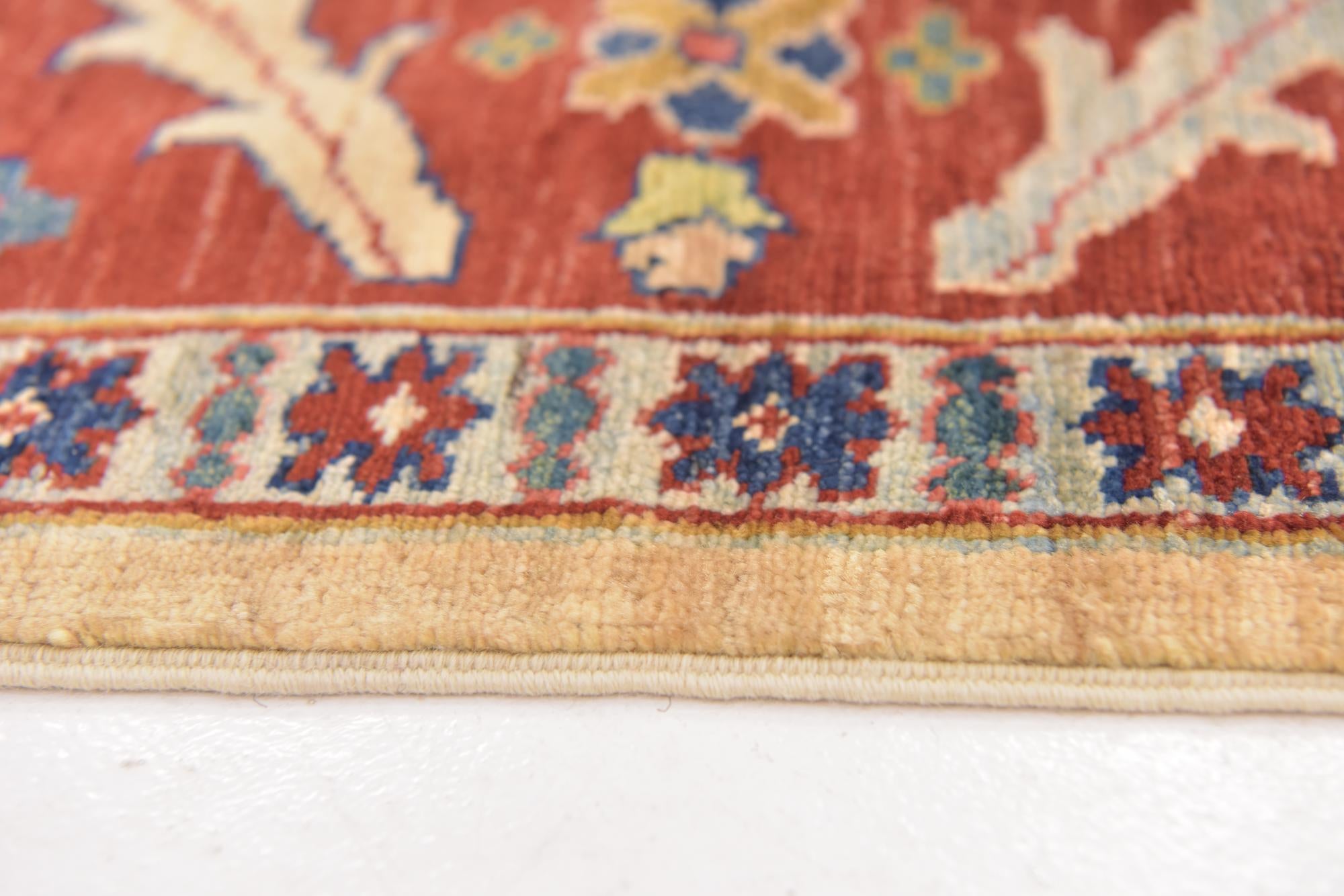 5' 8 x 7' 10 Hand Knotted Kazak Oriental Wool Rug