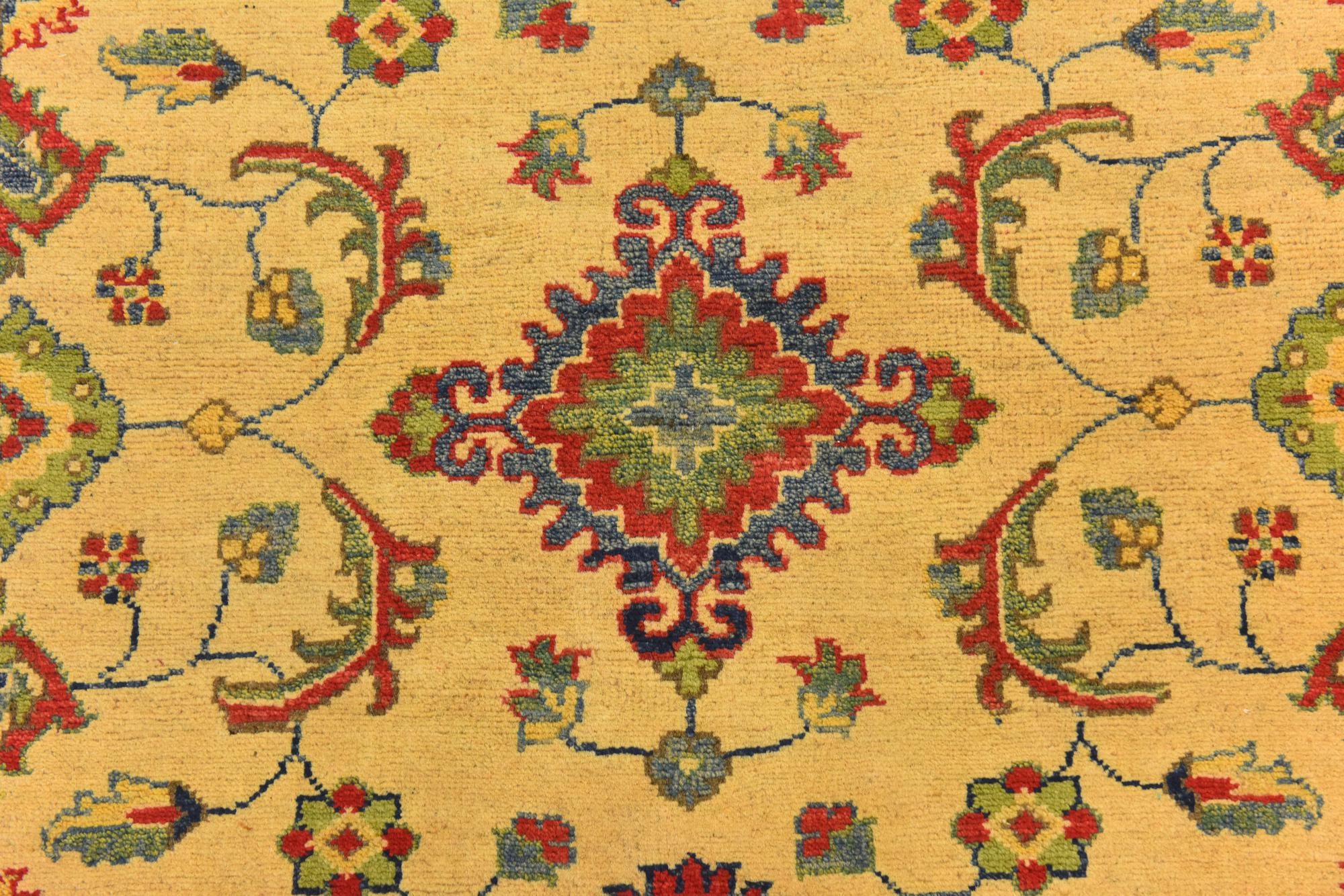 4' 2 x 5' 8 Hand Knotted Kazak Rug