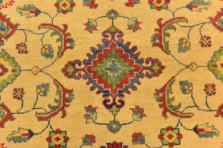 4' 2 x 5' 8 Hand Knotted Kazak Rug