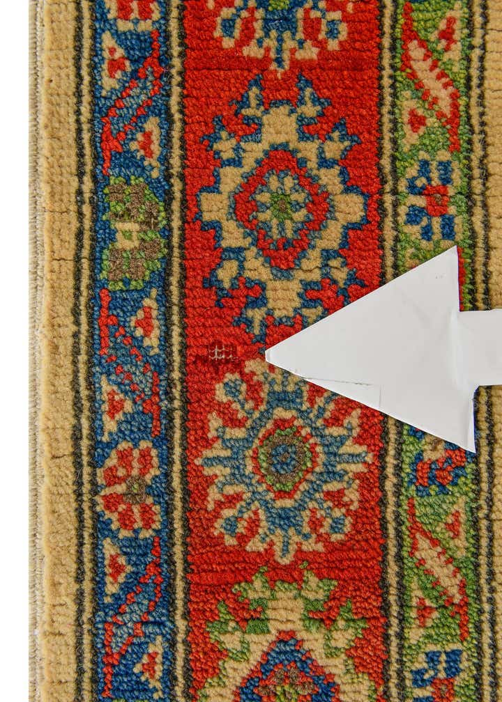 4' 1 x 6' 3 Hand Knotted Kazak Rug