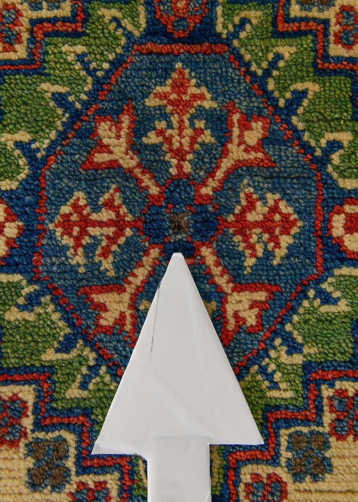 4' 1 x 6' 3 Hand Knotted Kazak Rug