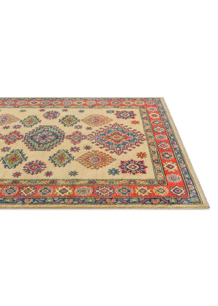 4' 1 x 6' 3 Hand Knotted Kazak Rug