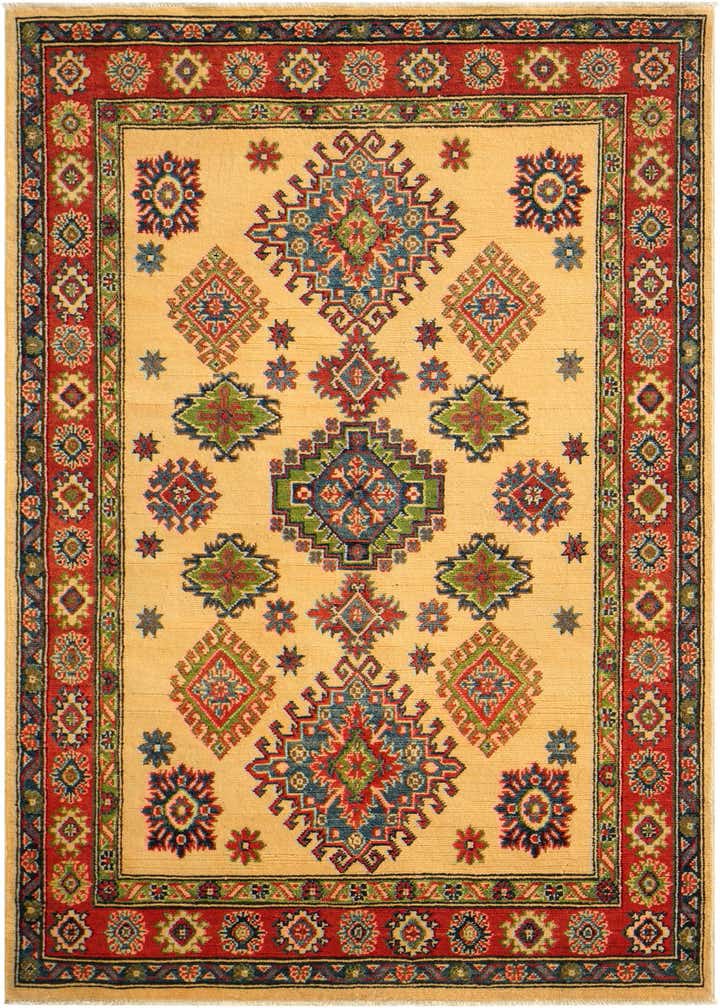 4' 1 x 6' 3 Hand Knotted Kazak Rug
