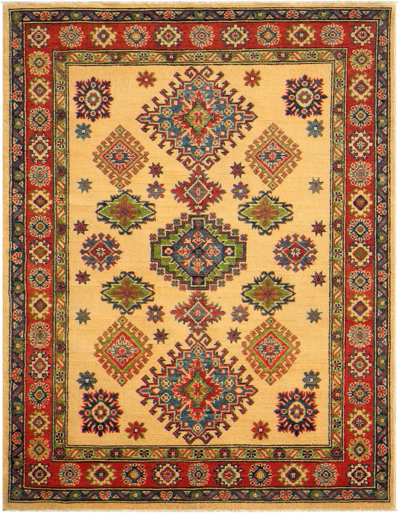 4' 1 x 6' 3 Hand Knotted Kazak Rug