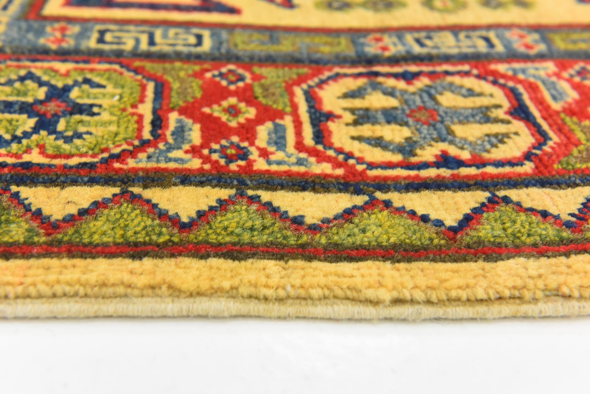 4' x 6' Hand Knotted Kazak Rug