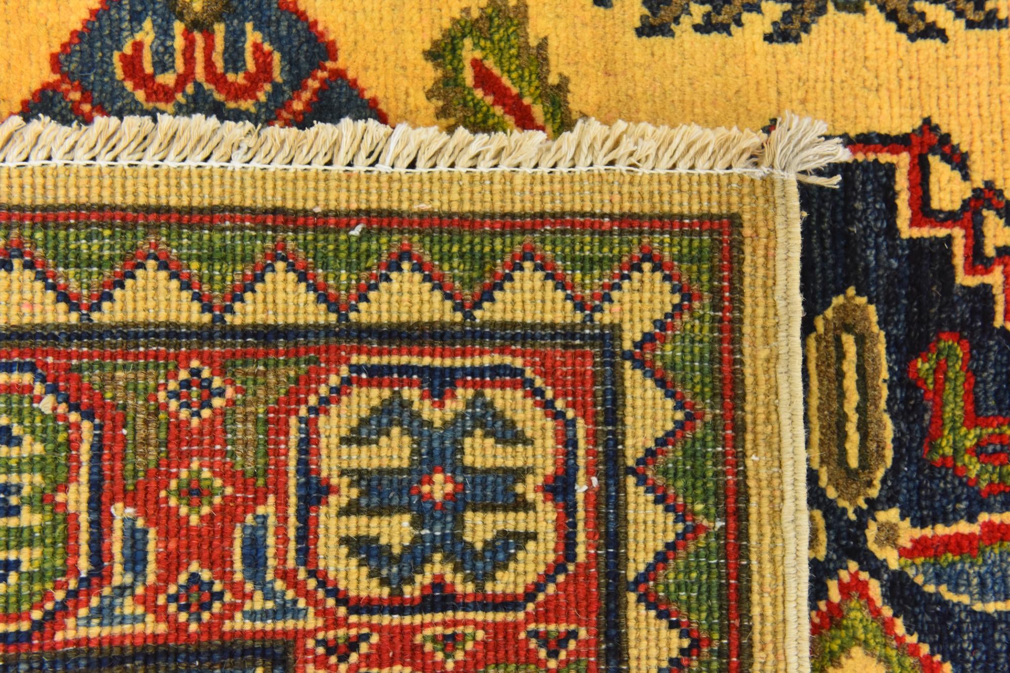 4' x 6' Hand Knotted Kazak Rug