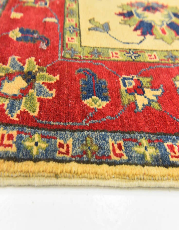 Detail image of 4' x 6' 8  Hand Knotted Kazak Rug
