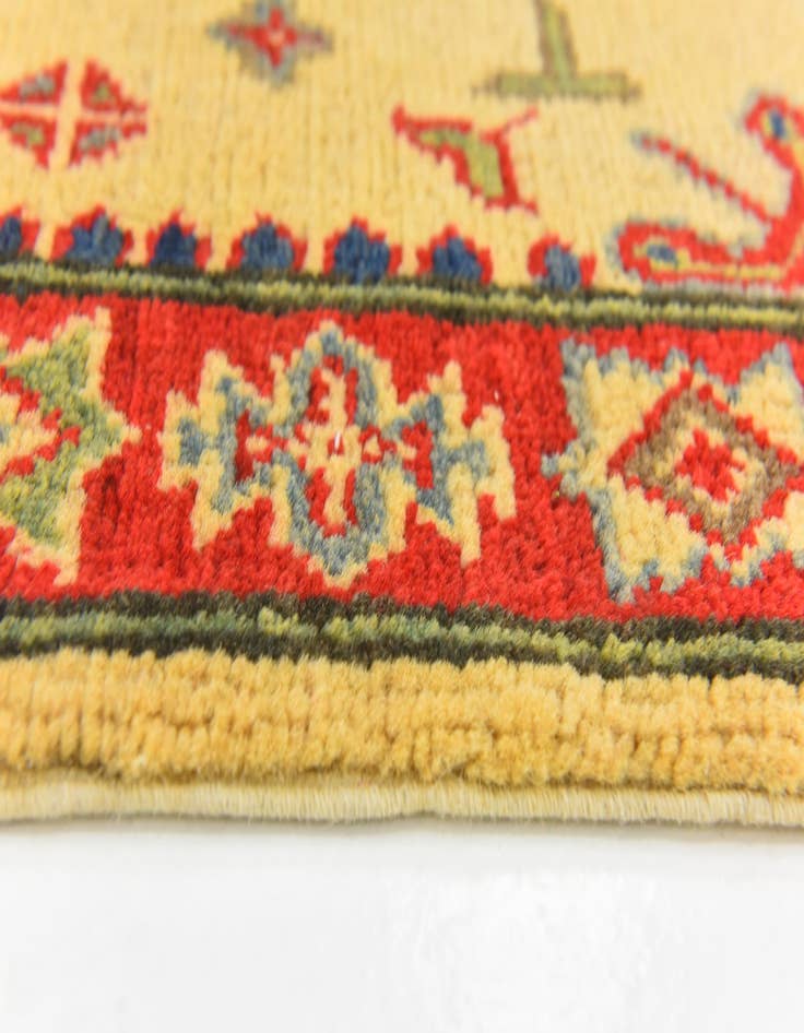 Detail image of 4' x 6' 2  Hand Knotted Kazak Rug