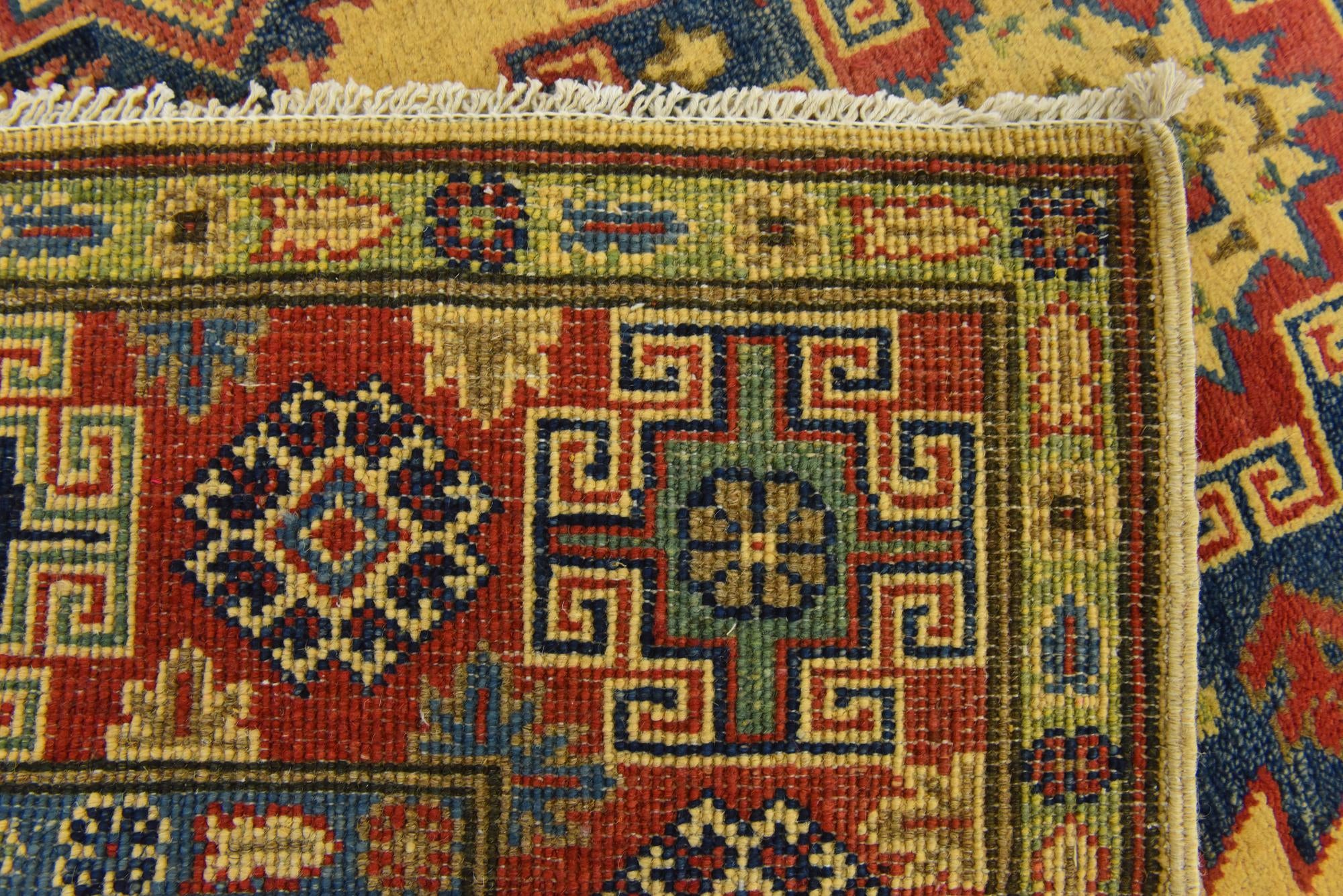 4' 2 x 6' 1 Hand Knotted Kazak Rug