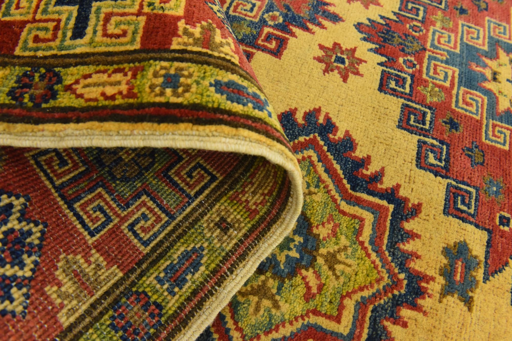 4' 2 x 6' 1 Hand Knotted Kazak Rug