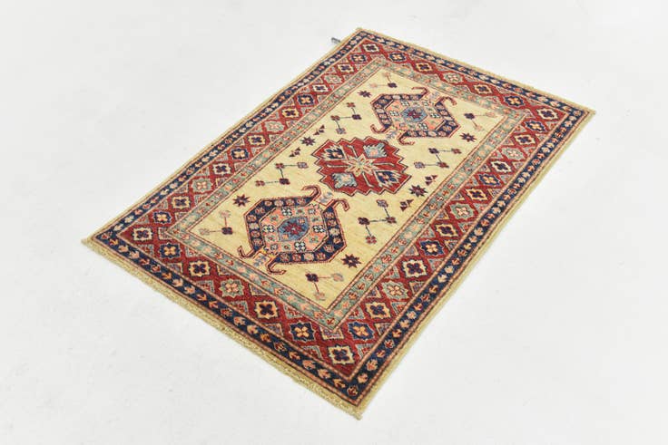 Detail image of 2' 9 x 4' Hand Knotted Kazak Oriental Rug