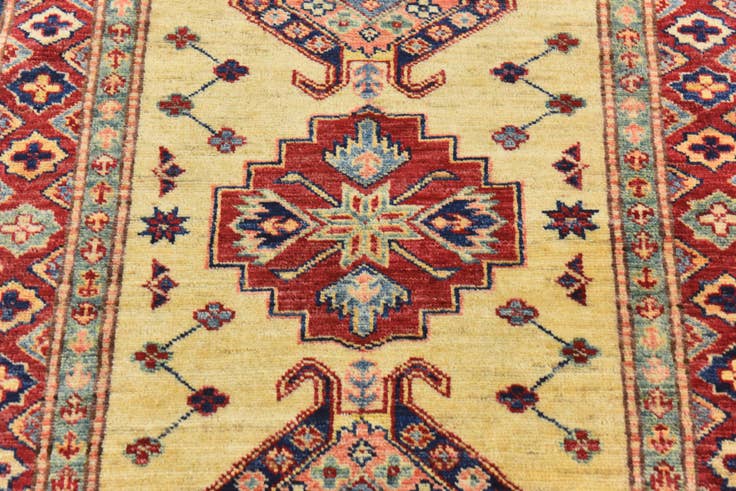 Detail image of 2' 9 x 4' Hand Knotted Kazak Oriental Rug