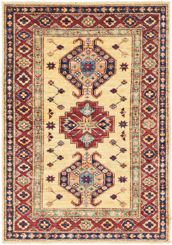 2' 9 x 4' Hand Knotted Kazak Oriental Rug