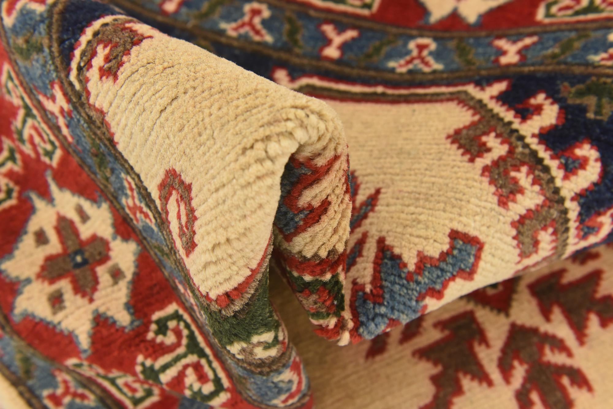 3' 10 x 6' 2 Hand Knotted Kazak Rug