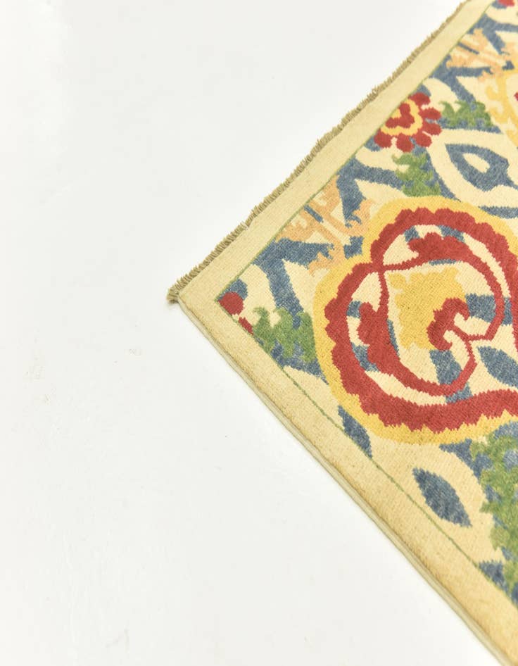 Detail image of 5' x 7' 4  Hand Knotted Kazak Rug