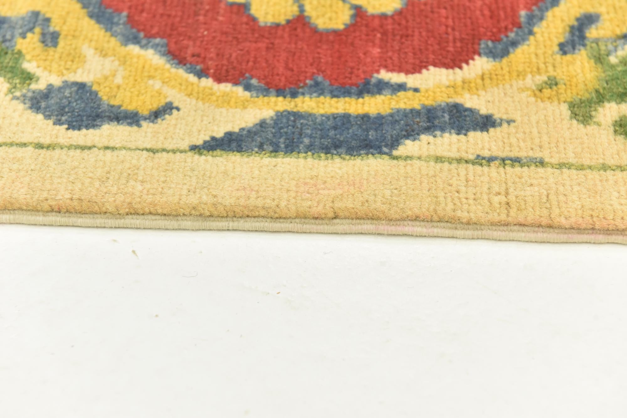 5' x 7' 4 Hand Knotted Kazak Rug