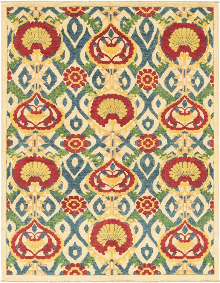 Detail image of 5' x 7' 4 Hand Knotted Kazak Rug