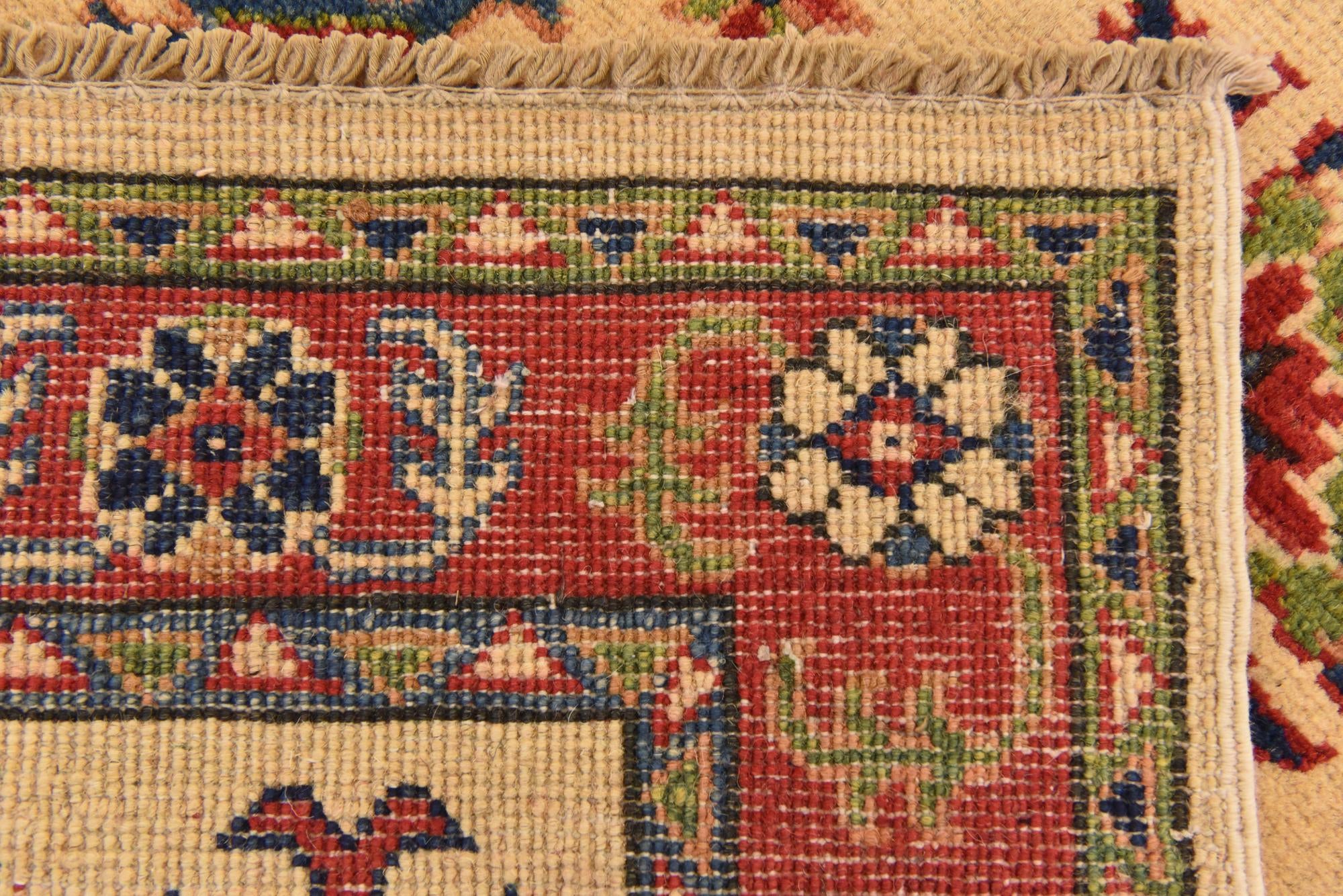 2' 8 x 4' 1 Hand Knotted Kazak Rug