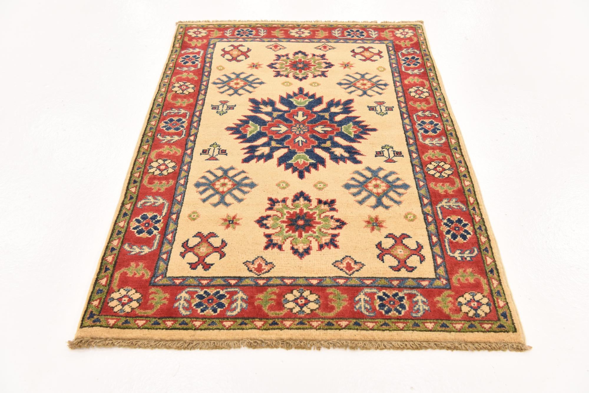2' 8 x 4' 1 Hand Knotted Kazak Rug