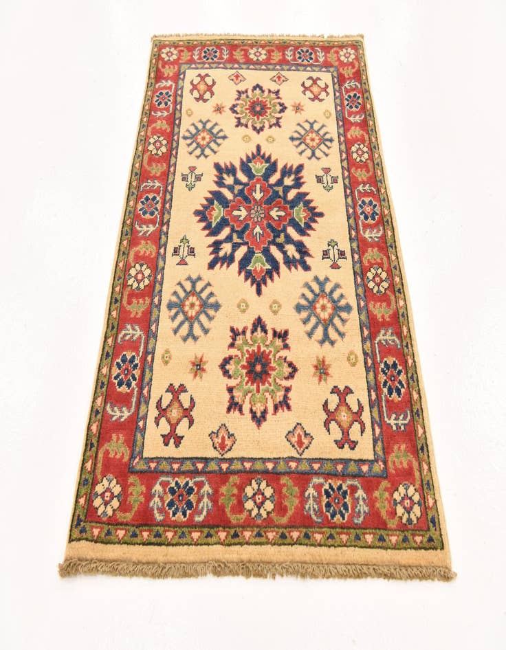 Detail image of 2' 8 x 4' 1  Hand Knotted Kazak Rug