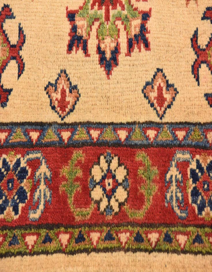 Detail image of 2' 8 x 4' 1  Hand Knotted Kazak Rug