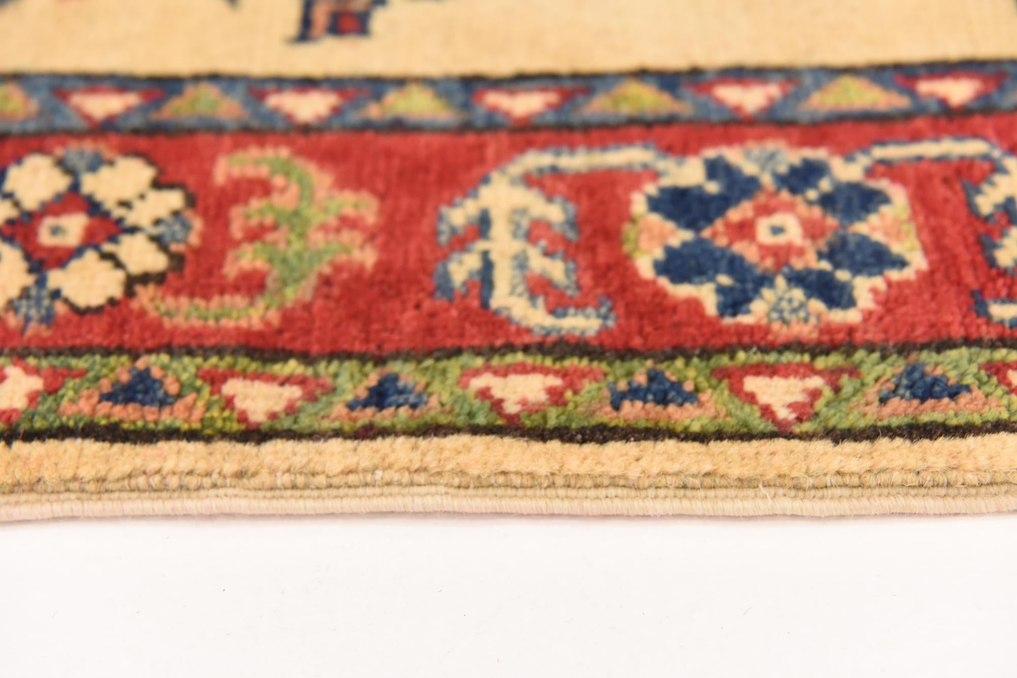 2' 8 x 4' 1 Hand Knotted Kazak Rug